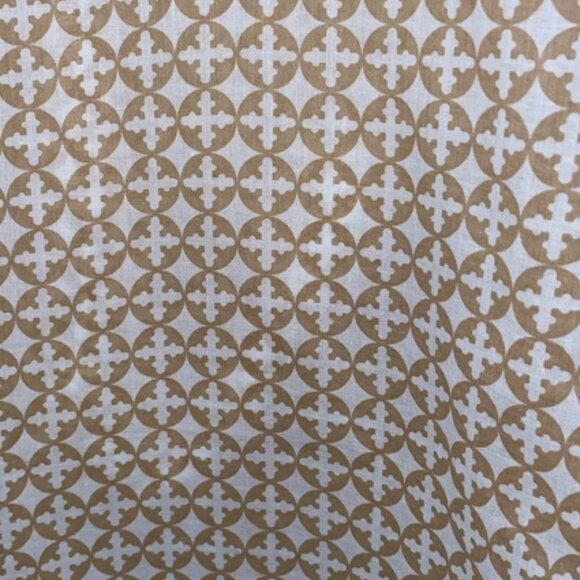 Charleston Shoe Co. by Steve Mayer Cotton Tunic/Cover-Up Tan Medallion Medium - Picture 6 of 7